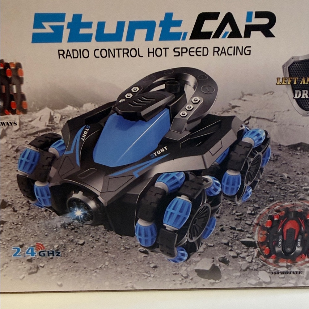 Eulogia Stunt Car with Red and Black Design